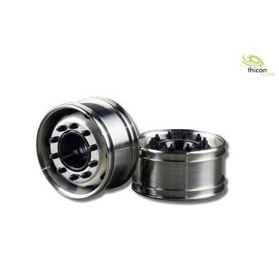 Buy Thicon Models 1:14 HGV Rims 25 mm Stainless steel Euro look Silver ...