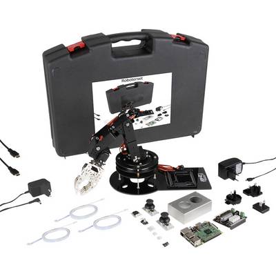 Joy-it Robo-Set Raspberry Pi® 3 B 1 GB 4 x 1.2 GHz Grabber, Controller, Heatsink, PSU, HDMI cable, Noobs OS, Housing, LE-0
