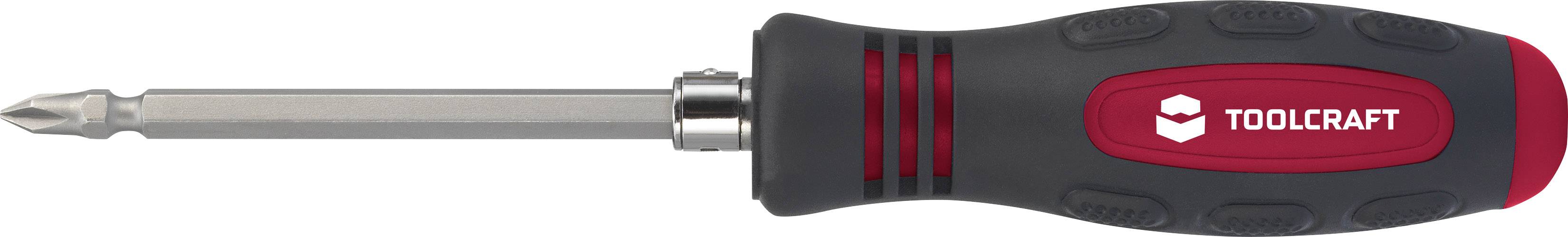 TOOLCRAFT 8-in-1 replacement blade slot/PH with magnetizer Bit screwdriver 125 mm