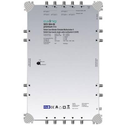 'Multiswitch for Satellite TV, Premium Line SES 994-06, distributes signals to multiple outputs. Product details and connections visible.'