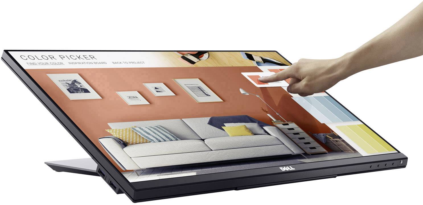 Dell P2418HT Touchscreen EEC: A (A+++ - D) 61 cm (24 inch) 1920 x 1080 p 16:9 6 ms VGA, DVI, DisplayPort, USB 2.0, USB 3.0 IPS LCD
