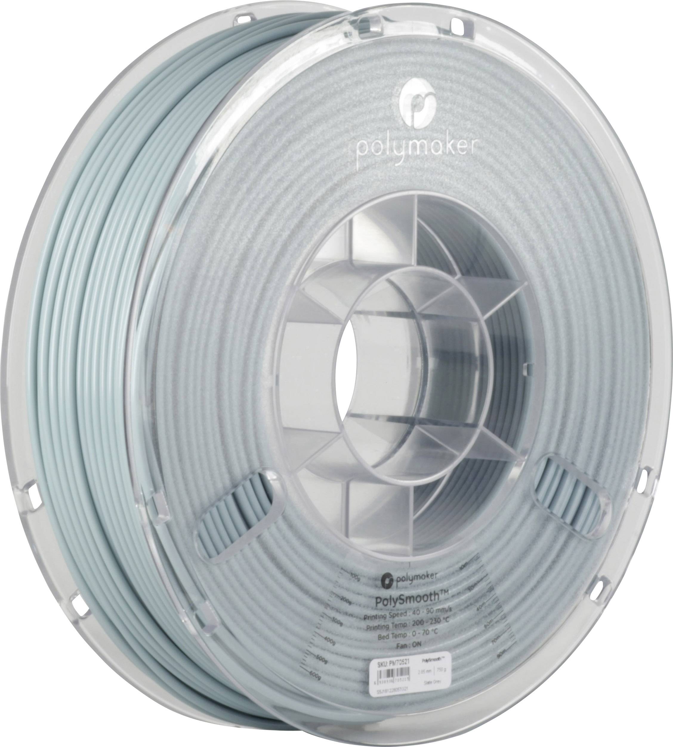 Polymaker 70521 70521 Filament PVB 2.85 mm 750 g Grey PolySmooth 1 pc(s)-0