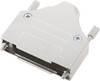 encitech MHDM25-K 6560-0136-03 D-SUB housing Number of pins: 25 Solid metal 180 ° Silver 1 pc(s)