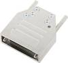 encitech DTZI15-K 6560-0305-02 D-SUB housing Number of pins: 15 Solid metal 180 ° Silver 1 pc(s)