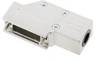 encitech DCMR09-FK-K 6560-0501-01 D-SUB housing Number of pins: 9 Solid metal 90 ° Silver 1 pc(s)