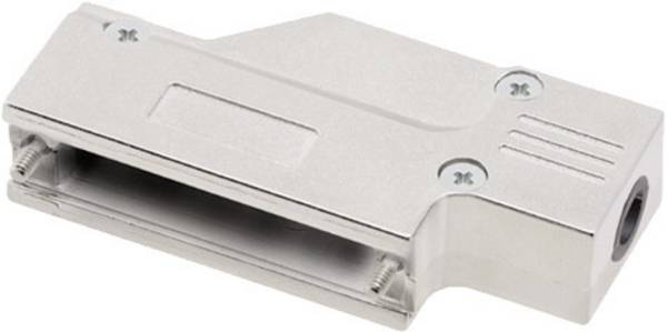 encitech DCMR25-FK-K 6560-0501-03 D-SUB housing Number of pins: 25 Solid metal 180 ° Silver 1 pc(s)