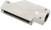 encitech DCMR37-ULP 1060-0135-04 D-SUB housing Number of pins: 37 Solid metal 90 ° Silver 1 pc(s)