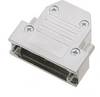 encitech DCRP15-K 1520-0301-02 D-SUB housing Number of pins: 15 Solid metal 180 ° Silver 1 pc(s)