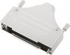 encitech MHDM37-K 6560-0136-04 D-SUB housing Number of pins: 37 Solid metal 180 ° Silver 1 pc(s)