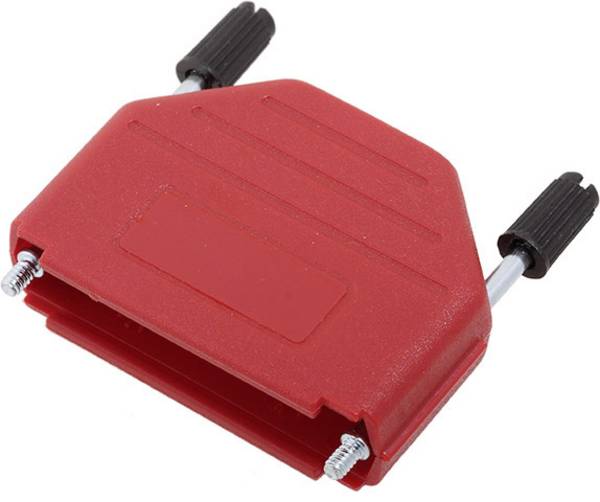encitech DPPK25-R-K 6353-0103-03 D-SUB housing Number of pins: 25 Plastic 180 ° Red 1 pc(s)