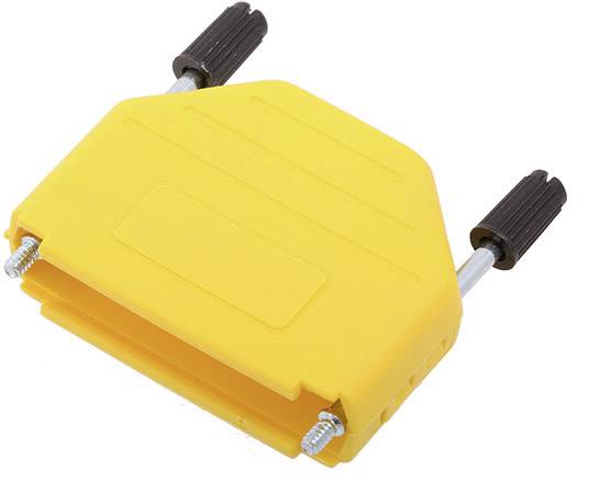 encitech DPPK25-Y-K 6353-0105-03 D-SUB housing Number of pins: 25 Plastic 180 ° Yellow 1 pc(s)