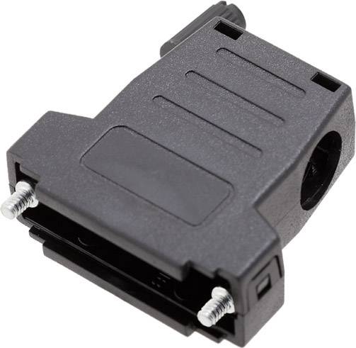 encitech DSSK-P-25-L+G-K 6260-0107-43 D-SUB housing Number of pins: 25 Plastic 180 °, 45 ° Black 1 pc(s)