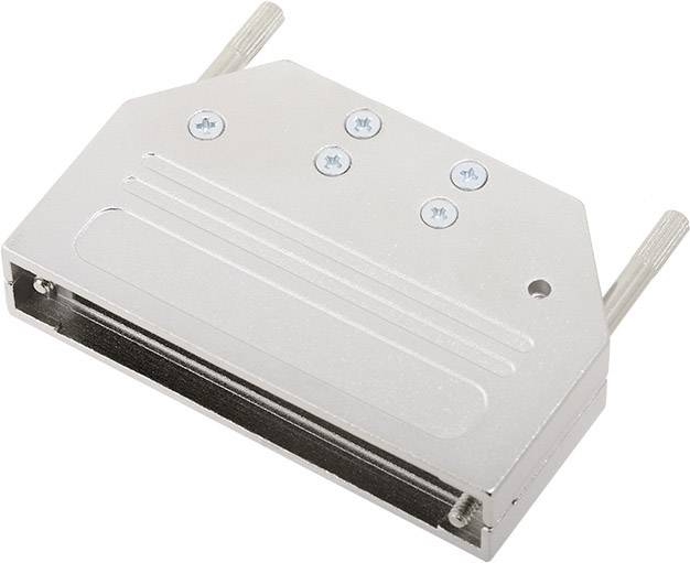 encitech DTZI50-K 6560-0305-05 D-SUB housing Number of pins: 50 Solid metal 180 ° Silver 1 pc(s)