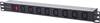 Intellinet 163620 19 inch Server rack cabinet power strip 1 U IEC C13 10A Fixed, with switch Suitable for (cabinet depths): > 300 mm Black, Silver