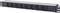 19-inch rackmount power distribution unit with eight outlets in a metal enclosure for installation in server racks.