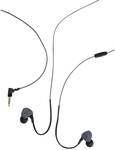 Boompods Sportpods Race Wired Sports In-ear headphones Corded (1075100) Black Headset, Volume control, Sweat-resistant