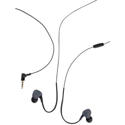 Boompods Sportpods Race Wired In-ear headphones Corded (1075100) Black Headset, Volume control, Sweat-resistant Sports-0