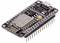 Microcontroller circuit board with numerous pins and a micro-USB port. It is frequently used for electronic projects.