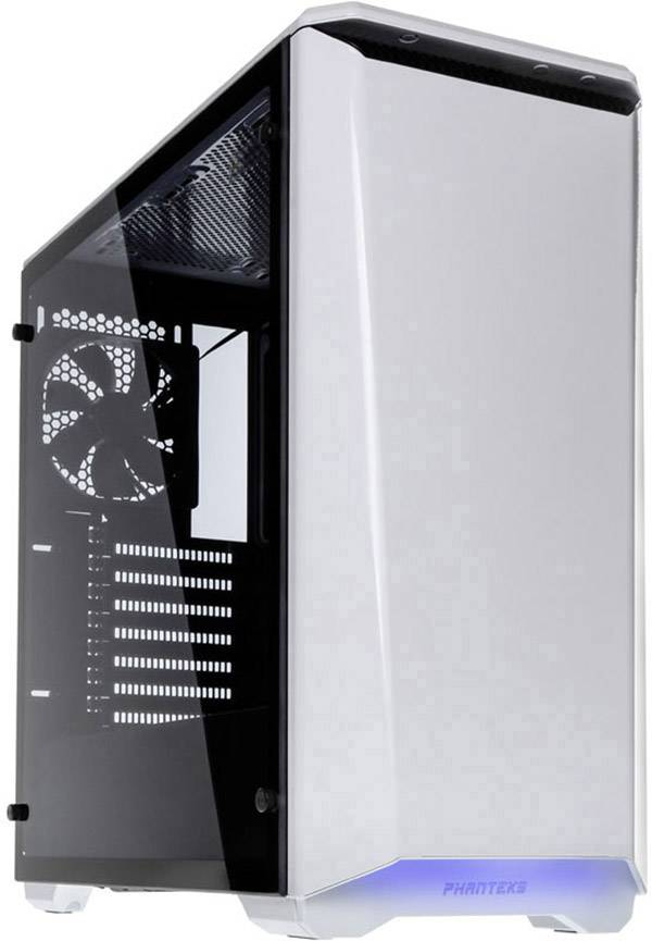 Phanteks P400 Midi tower PC casing White 2 built-in fans