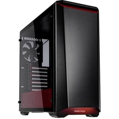 Phanteks P400 Midi tower PC casing Black, Red 2 built-in fans