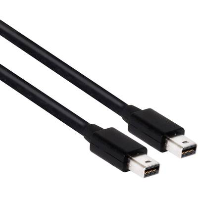 club3D Mini DisplayPort Cable Mini DisplayPort plug, Mini DisplayPort plug 2.00 m Black CAC-1164 8K UHD DisplayPort cabl-0