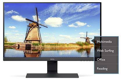 BenQ GW2780 LED EEC E (A - G) 68.6 cm (27 inch) 1920 x 1080 p 16:9 5 ms HDMI™, DisplayPort, VGA, Audio stereo (3.5 mm ja-6