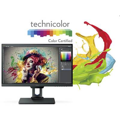 BenQ PD2500Q LED 63.5 cm (25 inch) EEC G (A - G) 2560 x 1440 p WQHD 4 ms HDMI™, USB, DisplayPort, Mini DisplayPort, Head-6