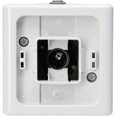 Image of Kopp 561856003 1-piece Wet room switch product range Insert Lighting control BlueElectric Grey
