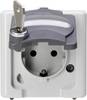 Kopp 103756008 2x Wet room switch product range Complete PG socket (lockable) BlueElectric Grey 1 pc(s)