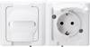 Kopp 131202003 2x Wet room switch product range Complete PG socket (+ lid) BlueElectric Arctic white 1 pc(s)