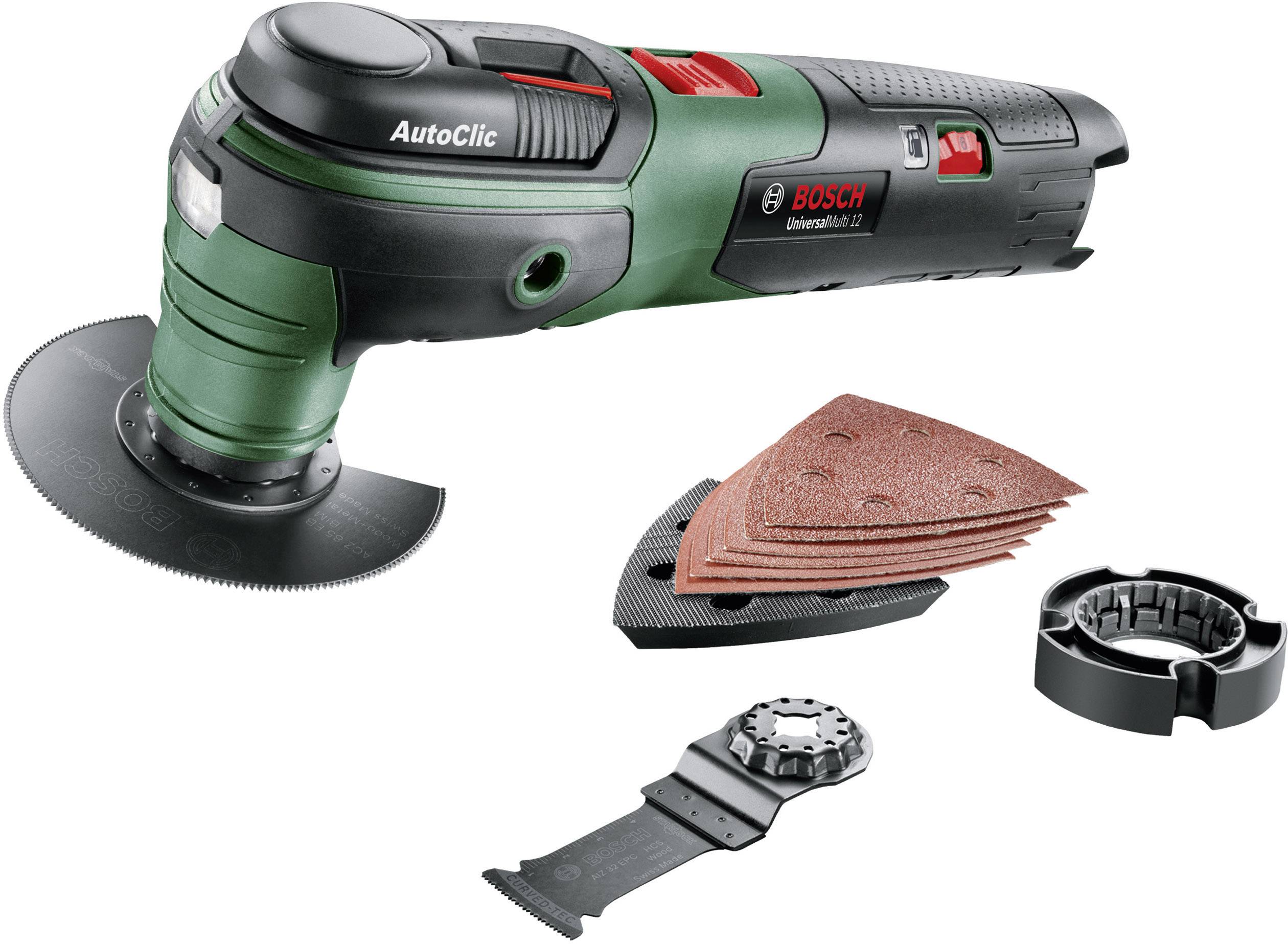 Bosch Home and Garden UniversalMulti 12 0603103000 Multifunction tool w/o battery 12 V No. of power packs included 0