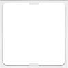Kopp 1-piece Intermediate frame Cover HK 07 Pure white 405629008 1 pc(s)