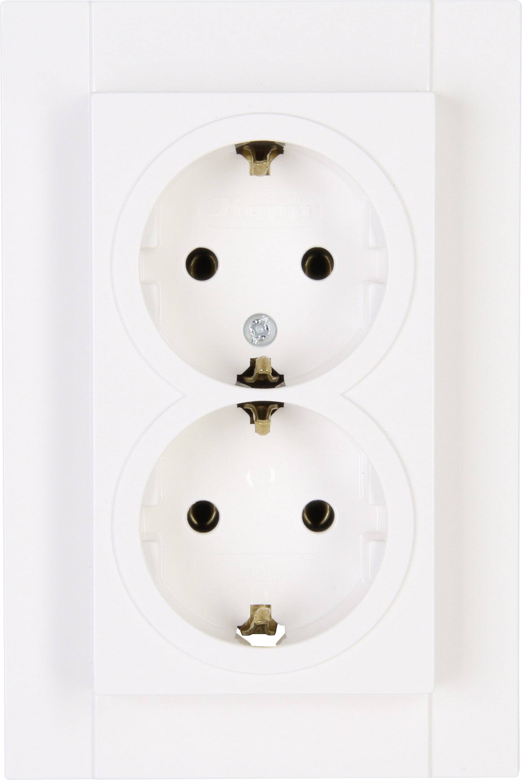 Kopp 2x Complete PG socket HK 07 Pure white 929529008 1 pc(s)