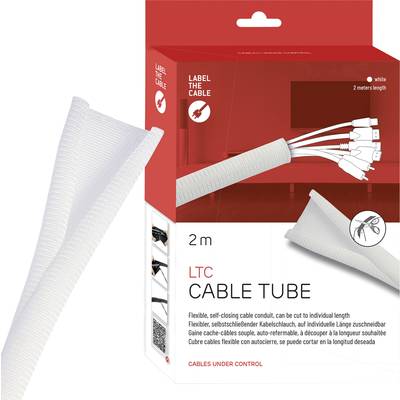 Label the Cable LTC 5120 19 inch Cable trunking White