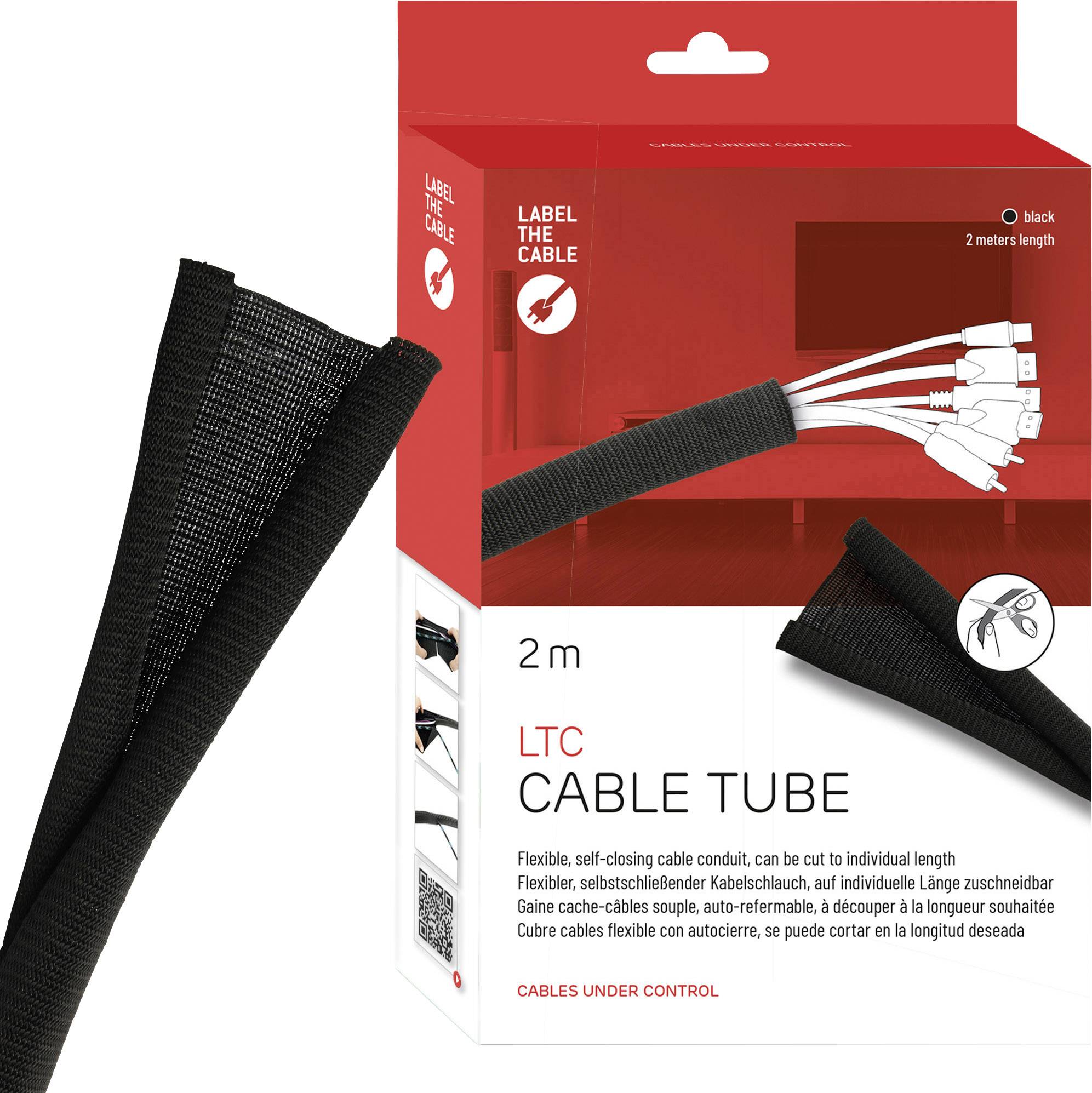 Label the Cable LTC 5110 19 inch Cable trunking Black
