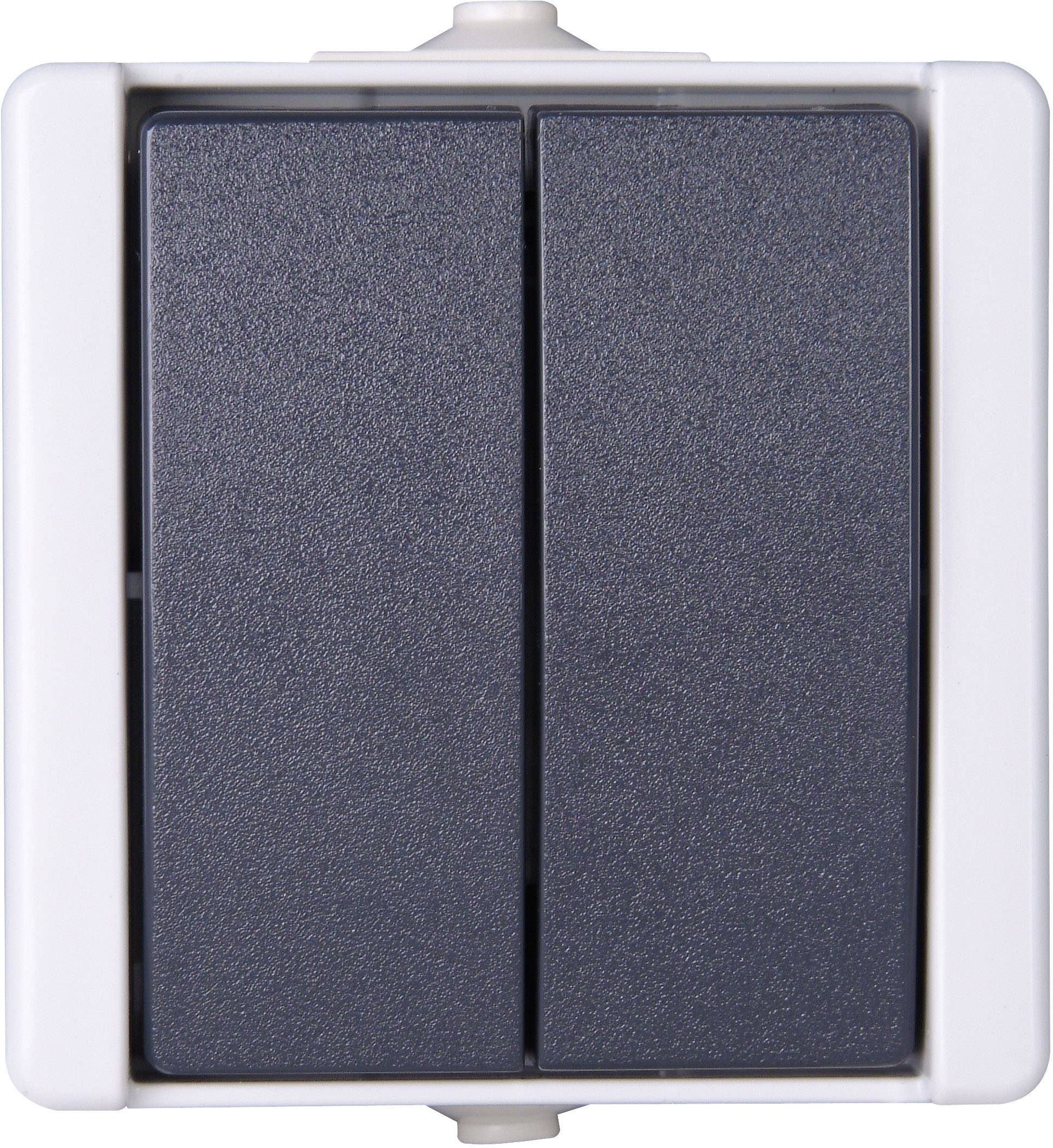 Kopp 540556009 1-piece Wet room switch product range Complete Series switch proAQA Grey 1 pc(s)