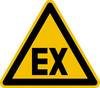 Caution sign EX Explosive atmosphere Self-adhesive film 315 mm 1 pc(s)