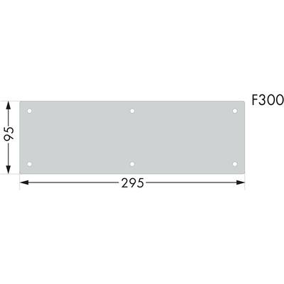 WAGO 850-819/002-000 Flange  (W x H) 295 mm x 95 mm   1 pc(s) 