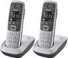 Gigaset E560 Duo DECT/GAP Cordless analogue Hands-free, Visual call notification Platinum