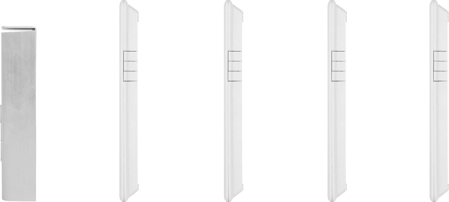 Smartwares DIC-21142 Door intercom Complete kit 4 flat building Silver, White-5