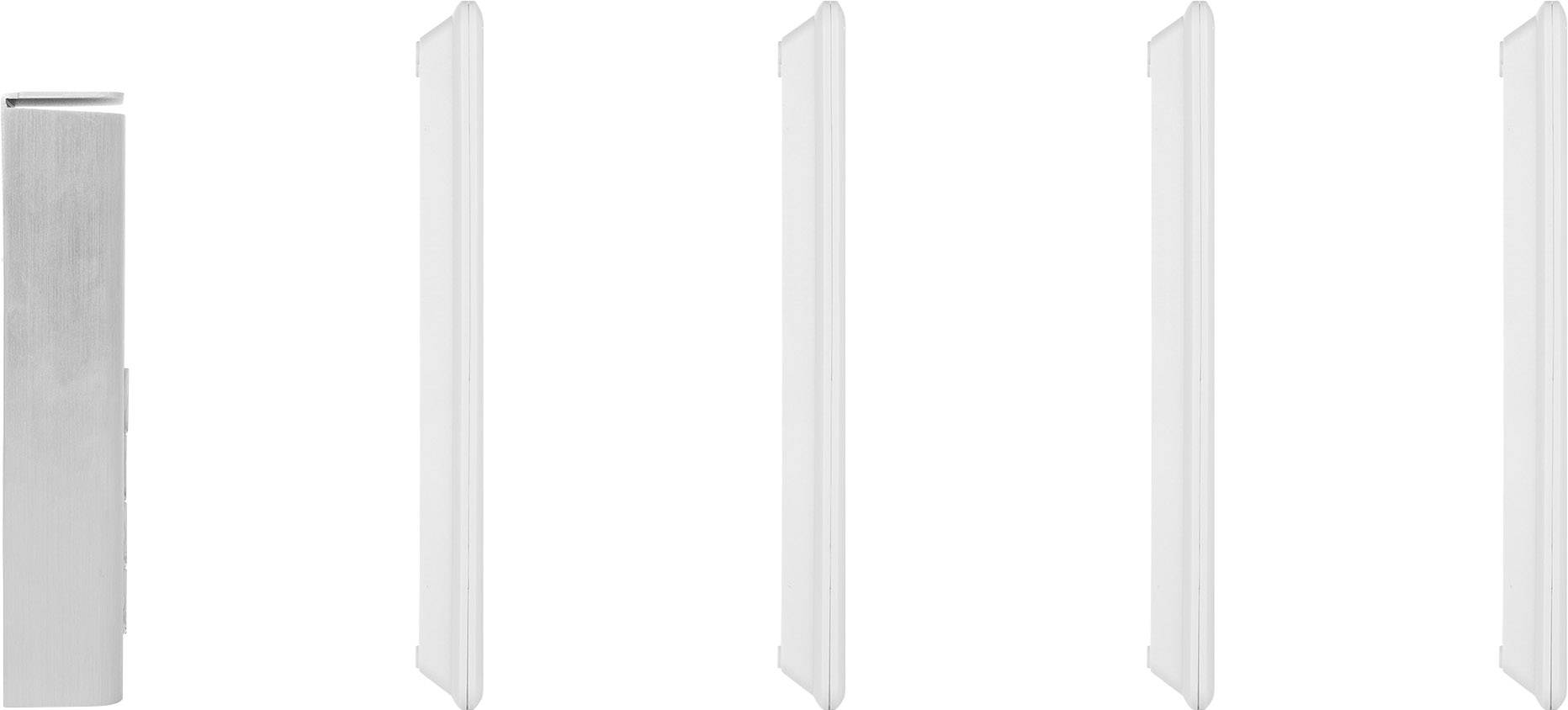 Smartwares DIC-21142 Door intercom Complete kit 4 flat building Silver, White-8