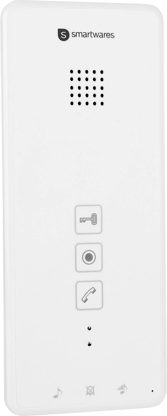 Smartwares DIC-21142 Door intercom Complete kit 4 flat building Silver, White-14
