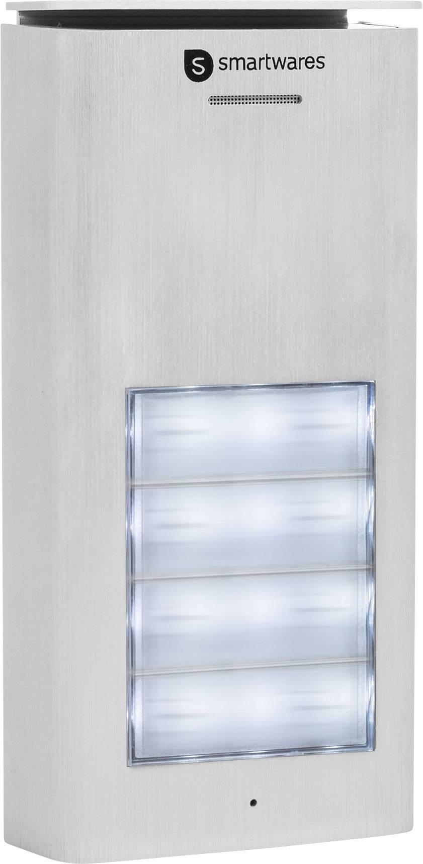 Smartwares DIC-21142 Door intercom Complete kit 4 flat building Silver, White-15