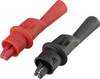 VOLTCRAFT MSK-104 Alligator clip 4 mm plug CAT III 1000 V, CAT IV 600 V Black, Red