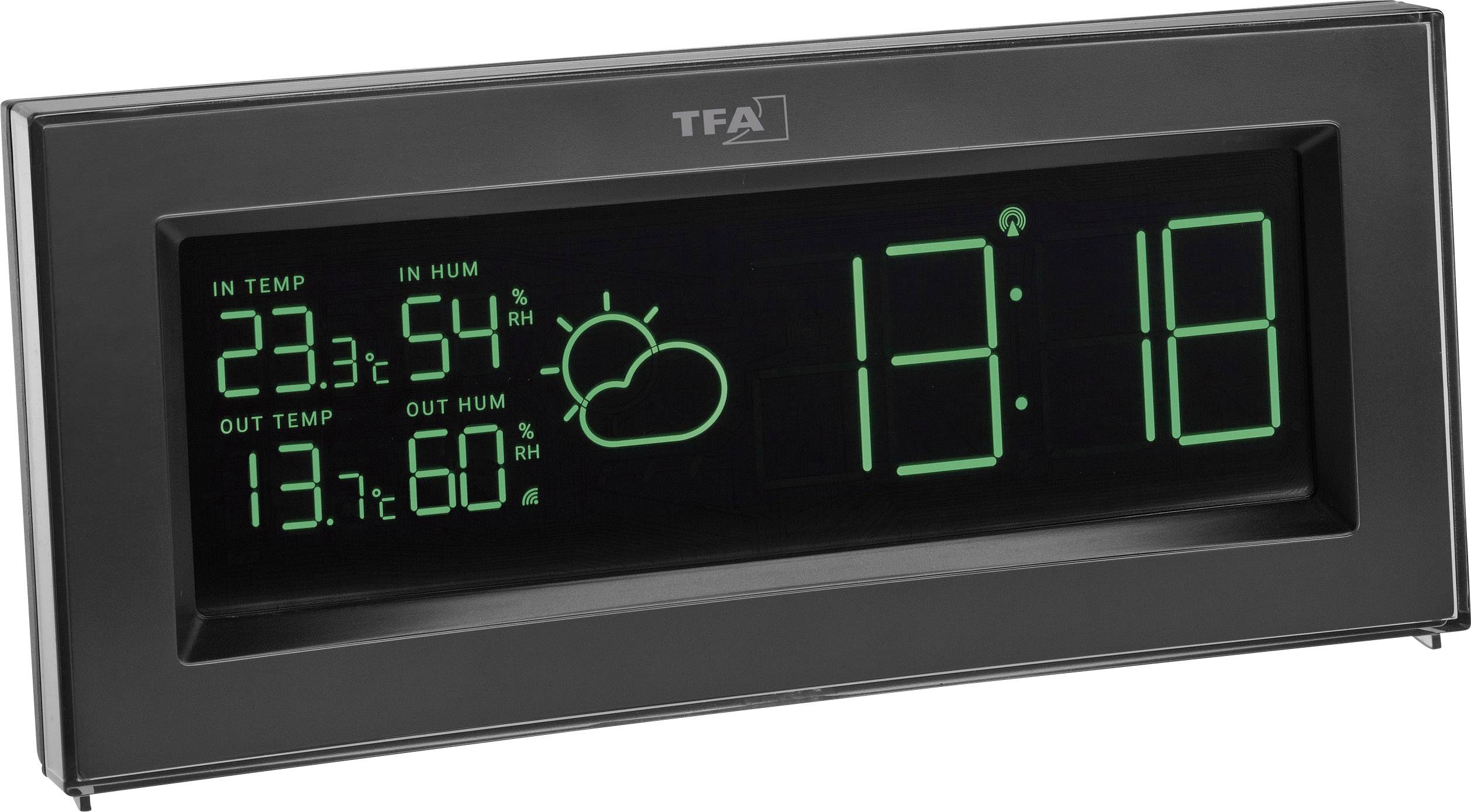 TFA Dostmann COLORIS 35.1147.01 Wireless digital weather station Max. number of sensors 1 pc(s)