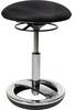 Topstar Stool Sitness Bob Black, Silver SU49BR0
