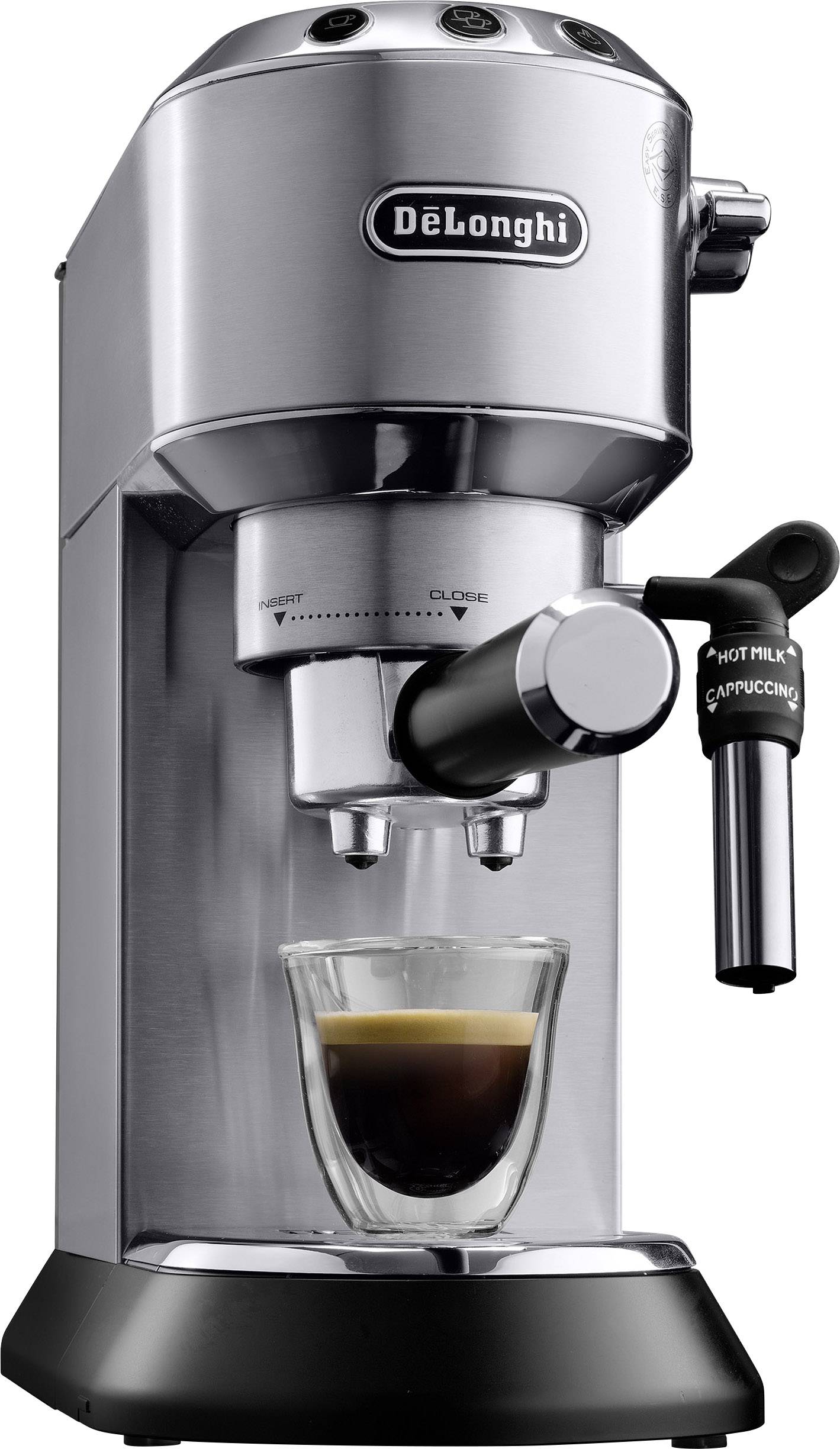 Buy DeLonghi EC 685.M Espresso machine with sump filter holder Silver 1350 W ESE pod compatible Conrad Electronic