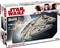 'Star Wars Millennium Falcon Model Kit by Revell, Level 3, Suitable for Ages 10+, Scale 1:72, Length 37.3 cm. As shown on packaging.'