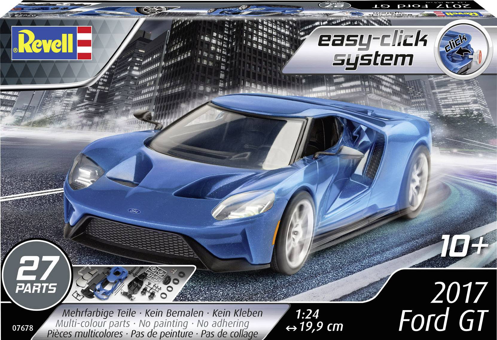 Revell 07678 2017 Ford GT Model car assembly kit 1:24-3
