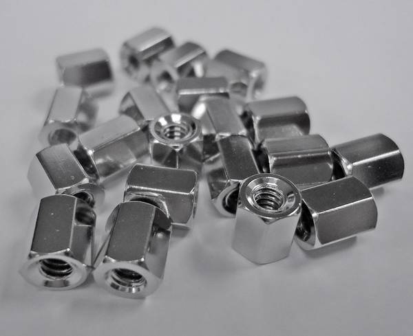 Renkforce RF-4415018 Nut Silver 20 pc(s)